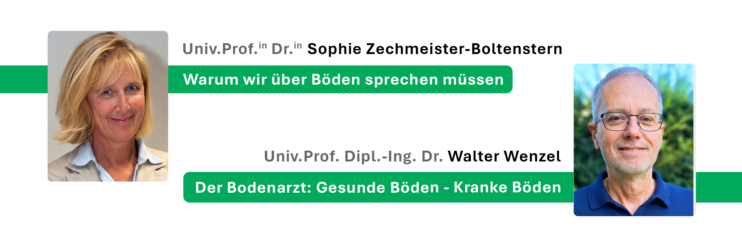 Name und Foto von den beiden Professor*innen